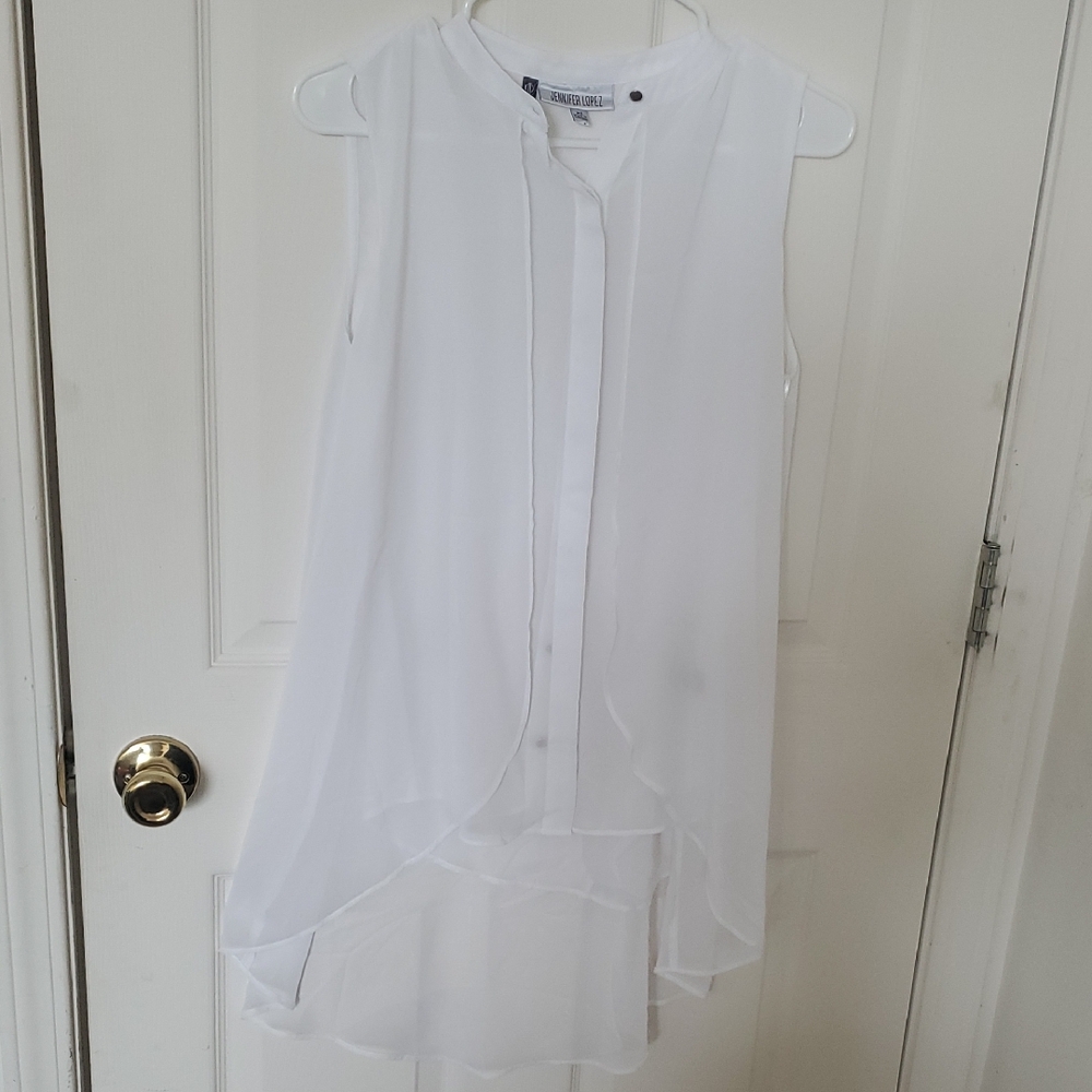 Jennifer Lopez White Blouse